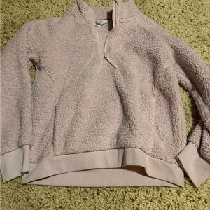 Athleta Girl Light Lavender Sherpa Jacket size large